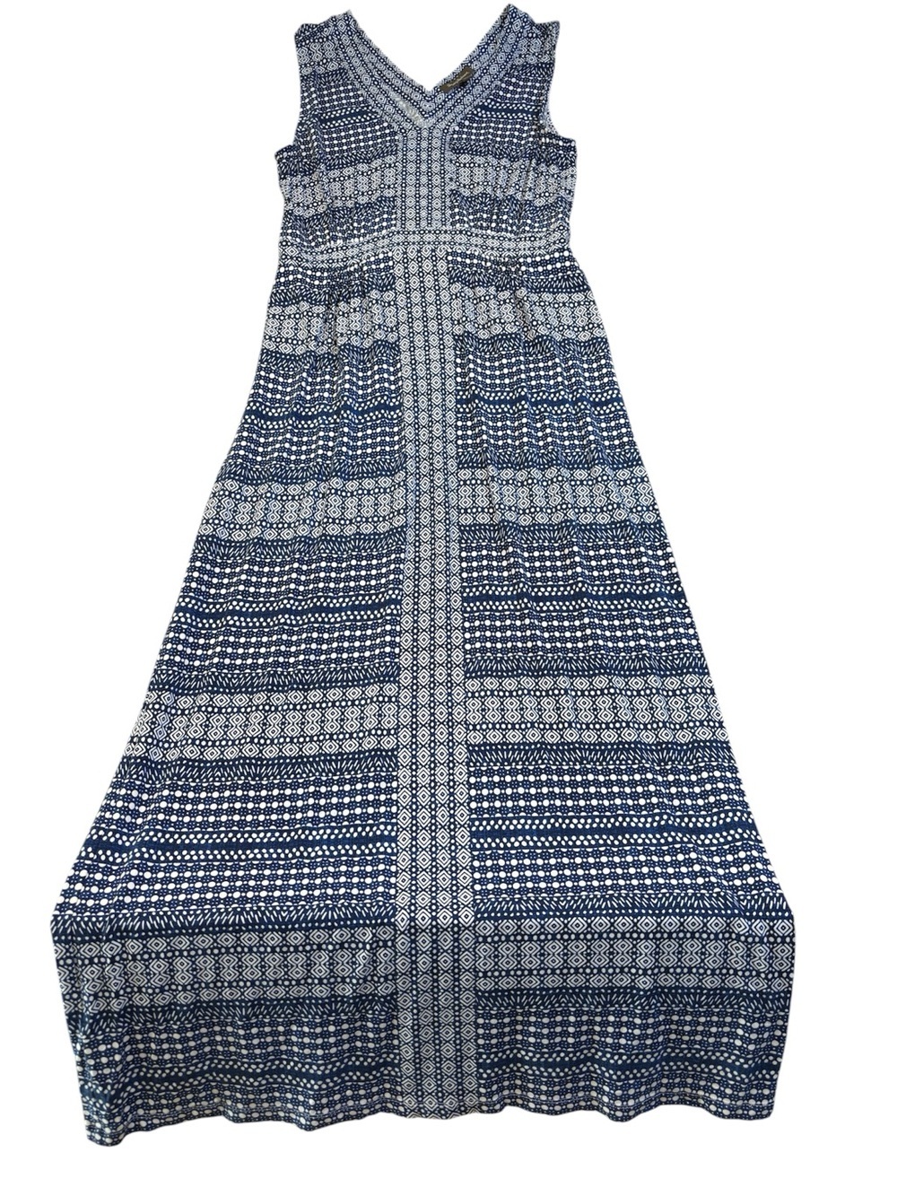 Tommy Bahama Navy & White Diamond Print Tank - Picture 3 of 9